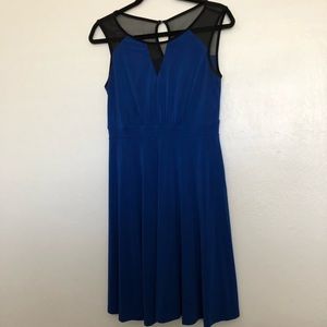 Royal blue dress